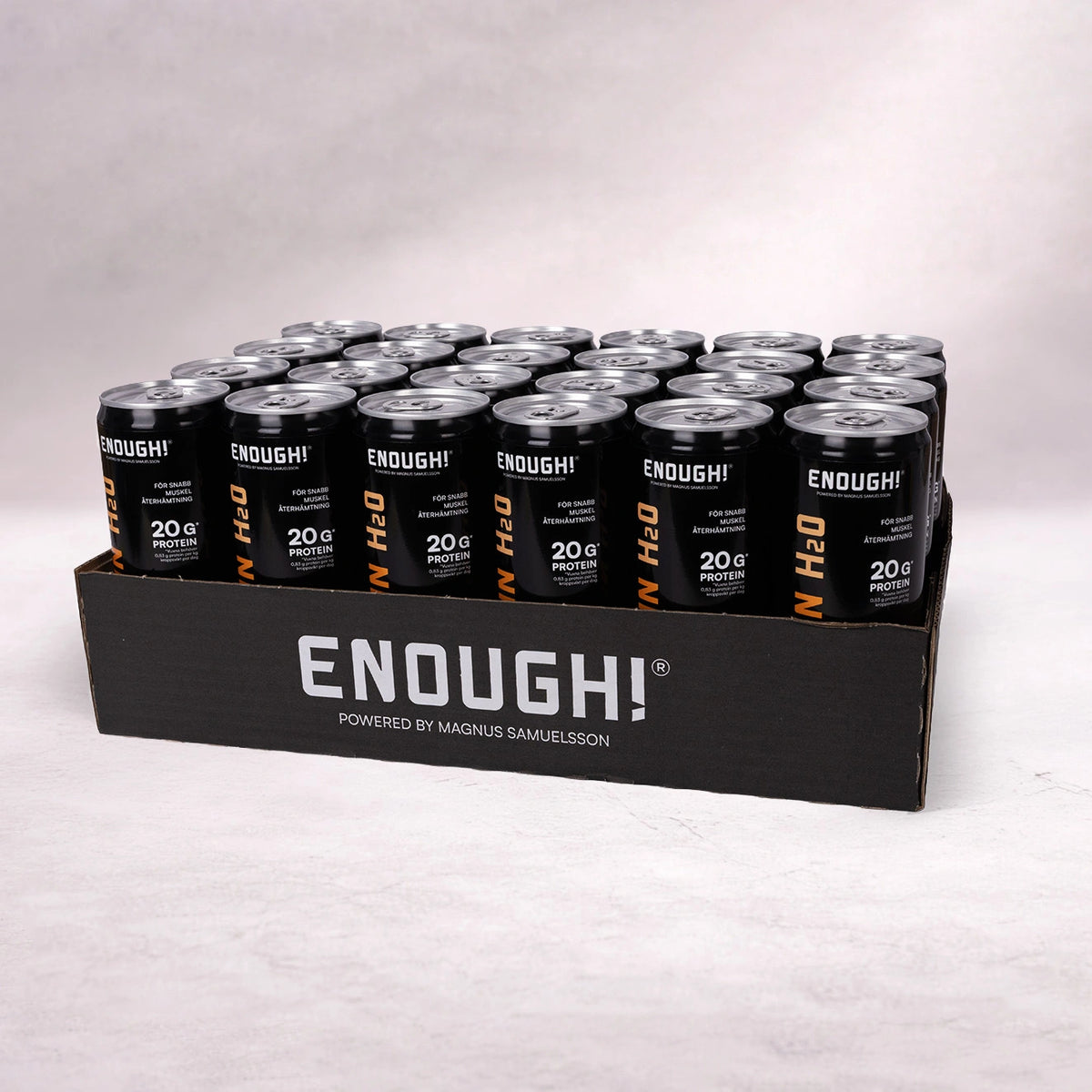 24-pack Enough Protein H2O i smak av Clementin