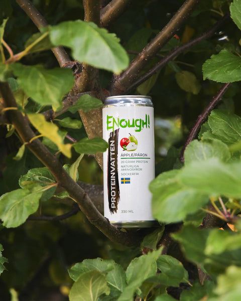 Enough Proteinvatten Smak av Äpple/Päron 6 pack NY DESIGN!