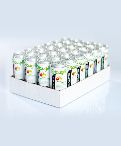 Enough Proteinvatten Smak av Äpple/Päron 24-pack NY DESIGN!
