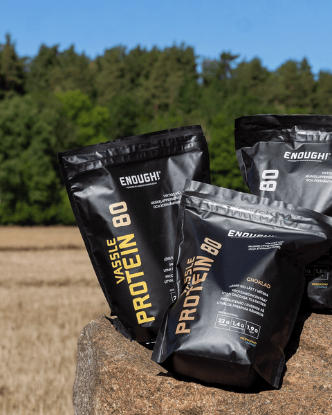 Enough Proteinkoncentrat 80 Vanilj 1kg NY DESIGN!