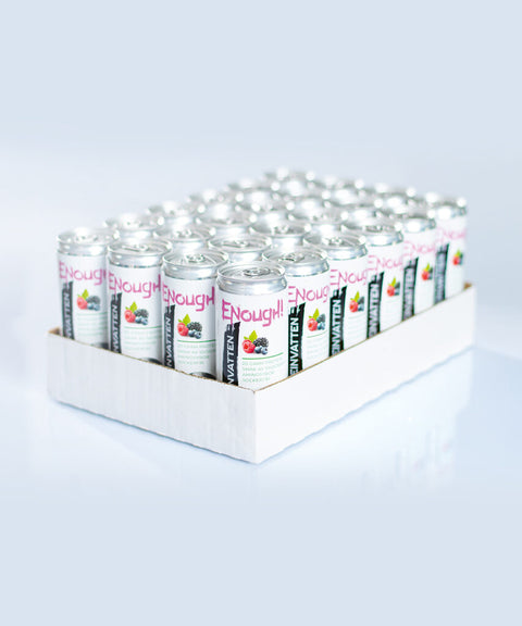 Enough Proteinvatten Smak av Skogsbär 24-pack NY DESIGN!