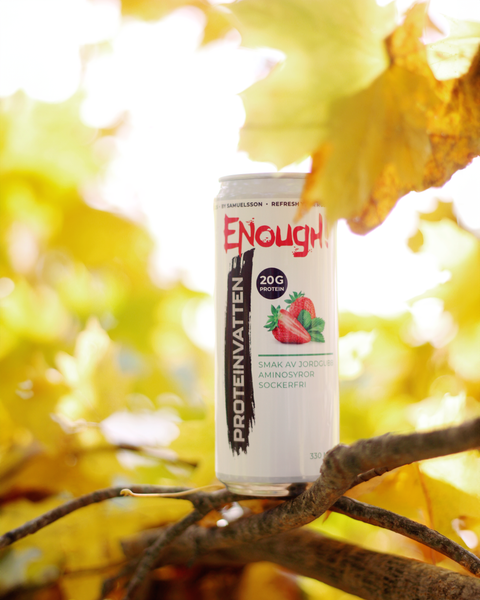 Enough Proteinvatten Smak av Jordgubb 6 pack