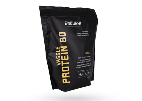 Enough Proteinkoncentrat 80 Vanilj 1kg NY DESIGN!