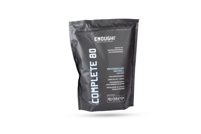 Enough Complete 80 Naturell 1 kg proteinpulver