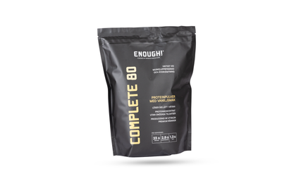 Enough Complete 80 Vanilj 1 kg proteinpulver