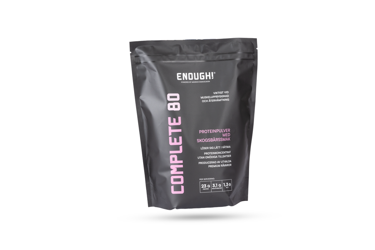 Enough Complete 80 Skogsbär 1 kg proteinpulver