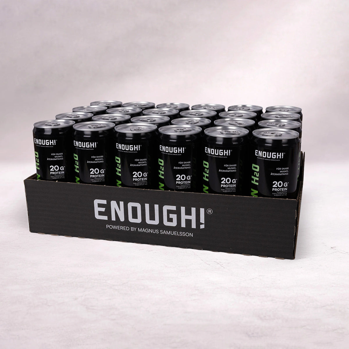 24-pack Enough Protein H2O i smak av Äpple och Päron
