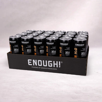 24-pack Enough Protein H2O i smak av Clementin