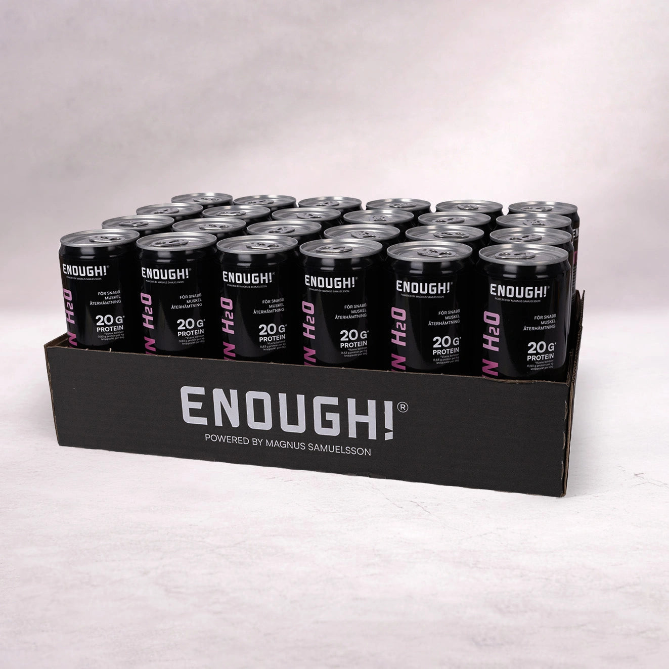 24-pack Enough Protein H2O i smak av Skogsbär