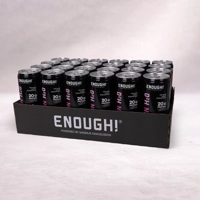 24-pack Enough Protein H2O i smak av Skogsbär