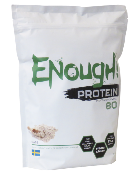 Enough Proteinkoncentrat Base 80 Naturell 1kg