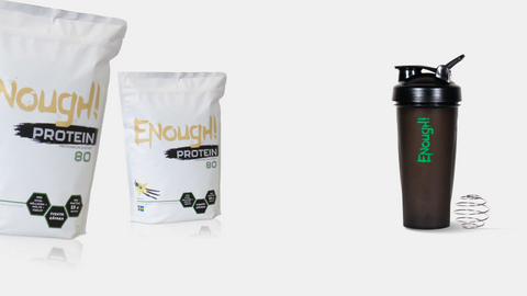 Gratis shaker vid köp av 2 kg proteinpulver