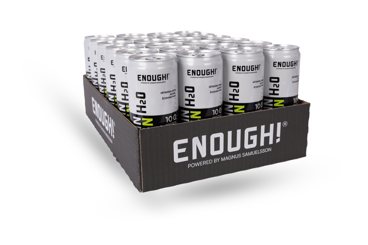 Enough Protein & Vitamin H2O Mango/Lime 24-pack