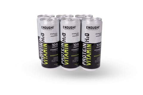 Enough Protein & Vitamin H2O Mango/Lime 6-pack