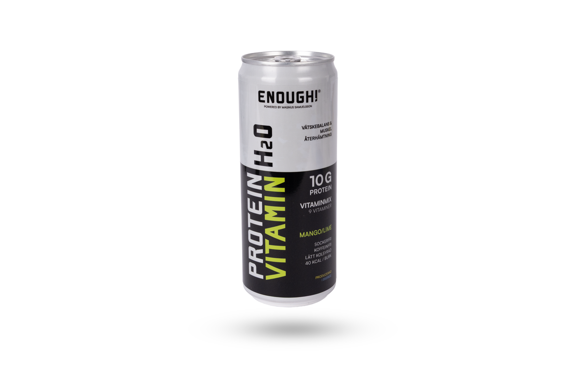 Enough Protein & Vitamin H2O Mango/Lime 24-pack