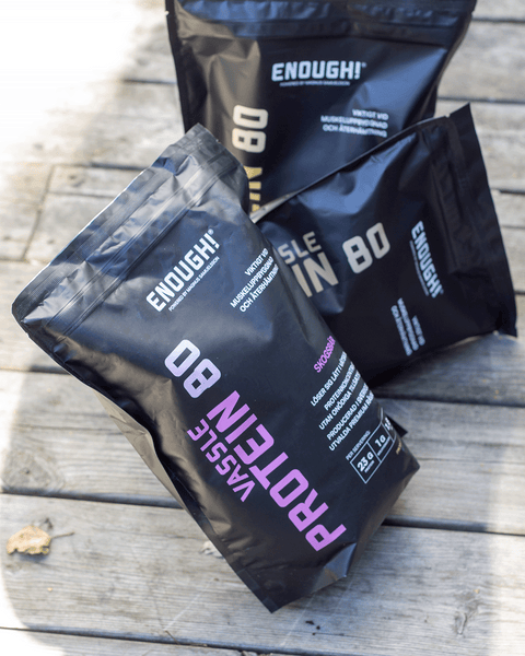 Enough Proteinkoncentrat 80 Skogsbär 1kg NY DESIGN!