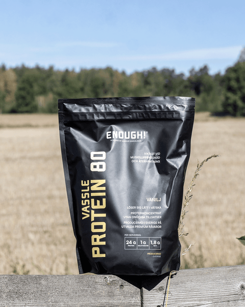 Enough Proteinkoncentrat 80 Vanilj 1kg NY DESIGN!