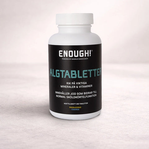 Burk med Algtabletter från Enough
