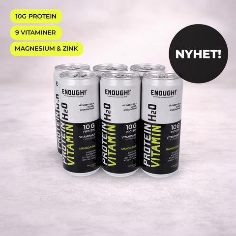 Enough Protein & Vitamin H2O Mango/Lime 6-pack